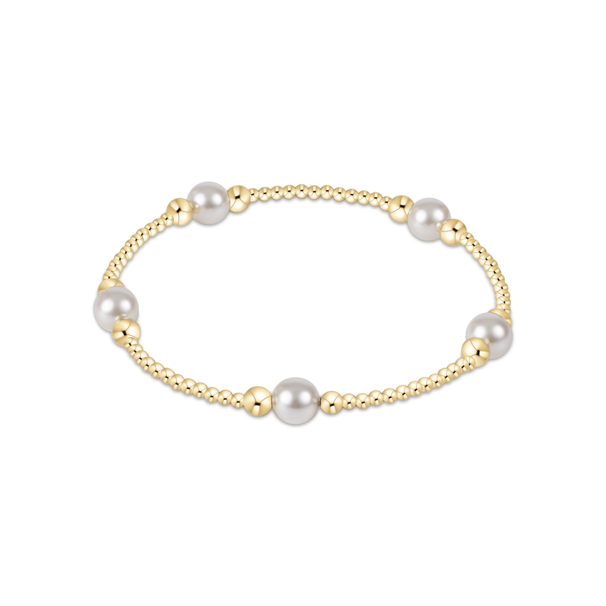 Purpose Pearl 6mm Gold Bracelet