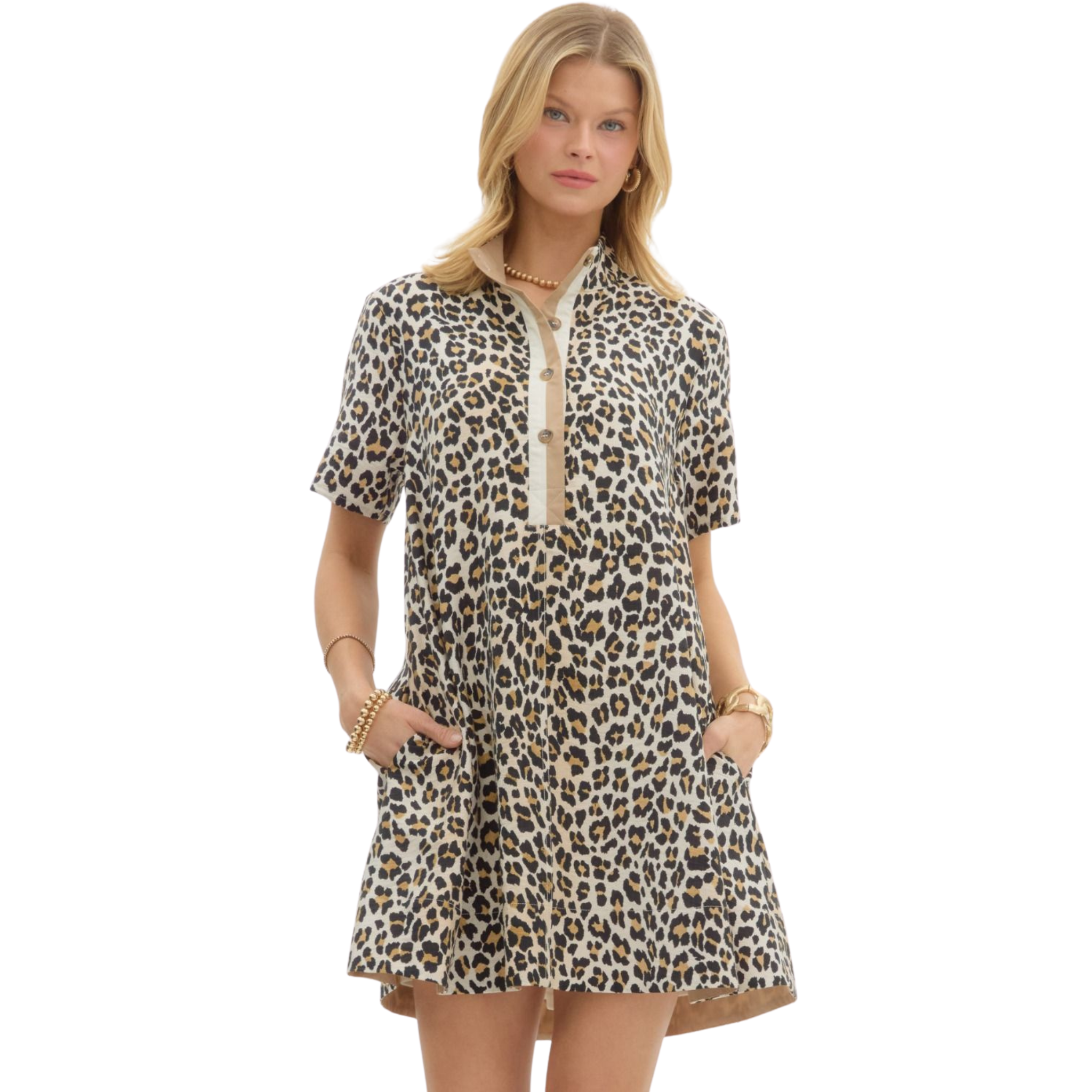 Leona Leopard Dress