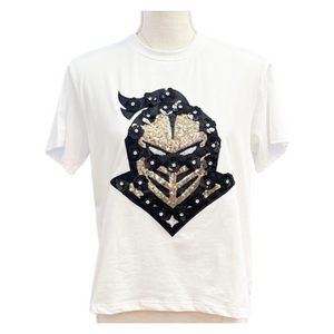 UCF Mascot Sequin Flower Tee