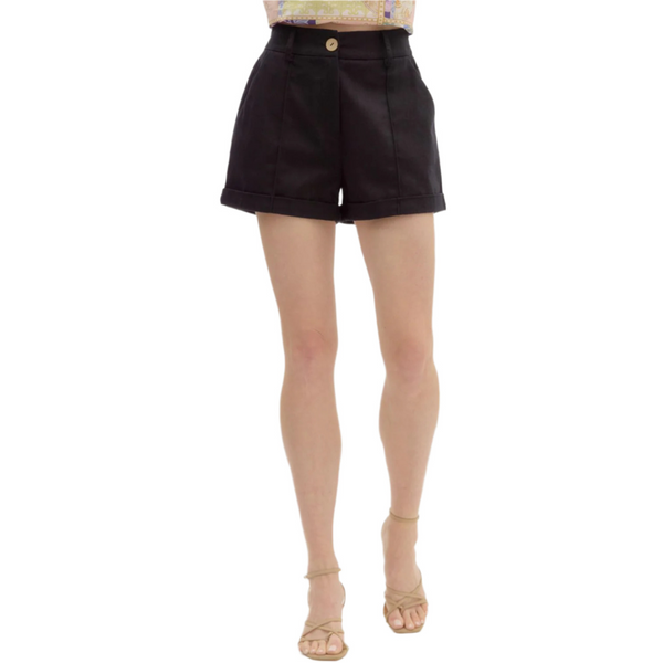 Caroline Black Shorts