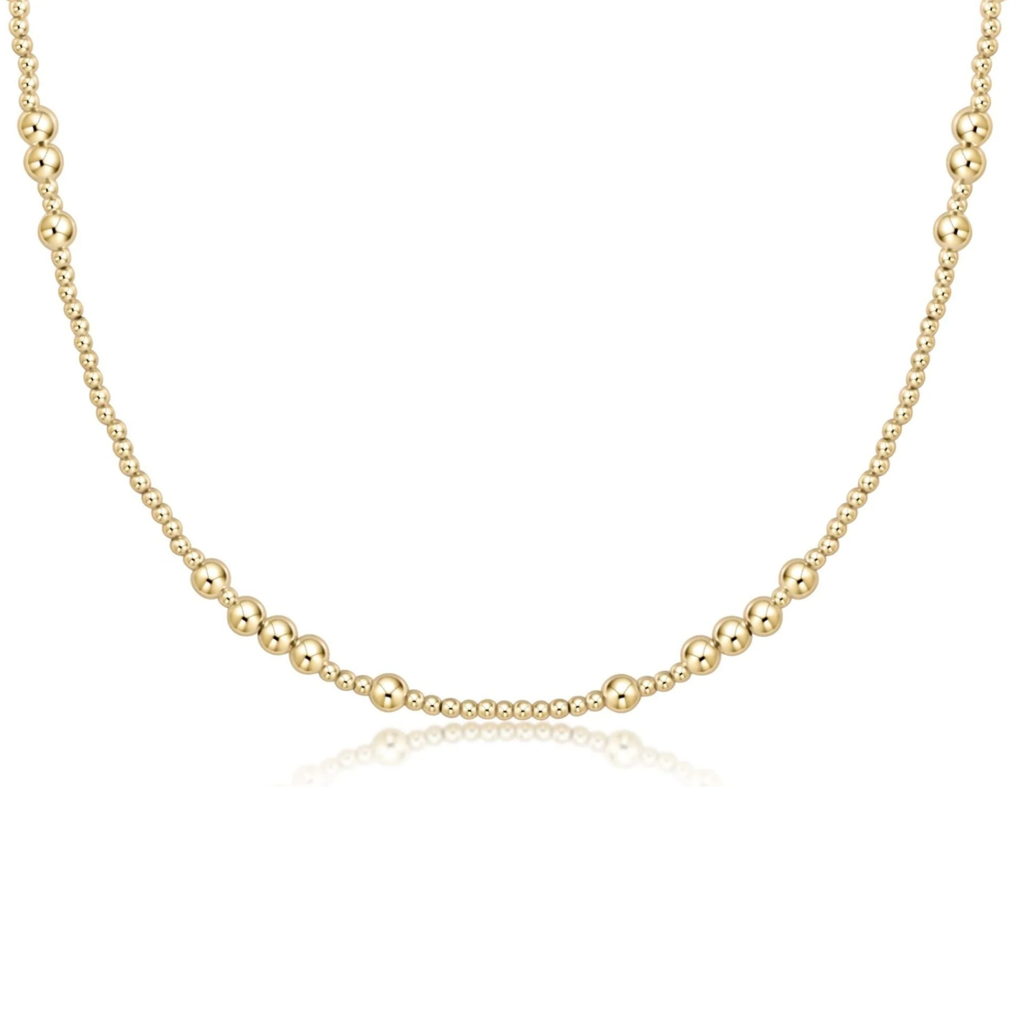 15" Choker Hope Unwritten 4mm Gold