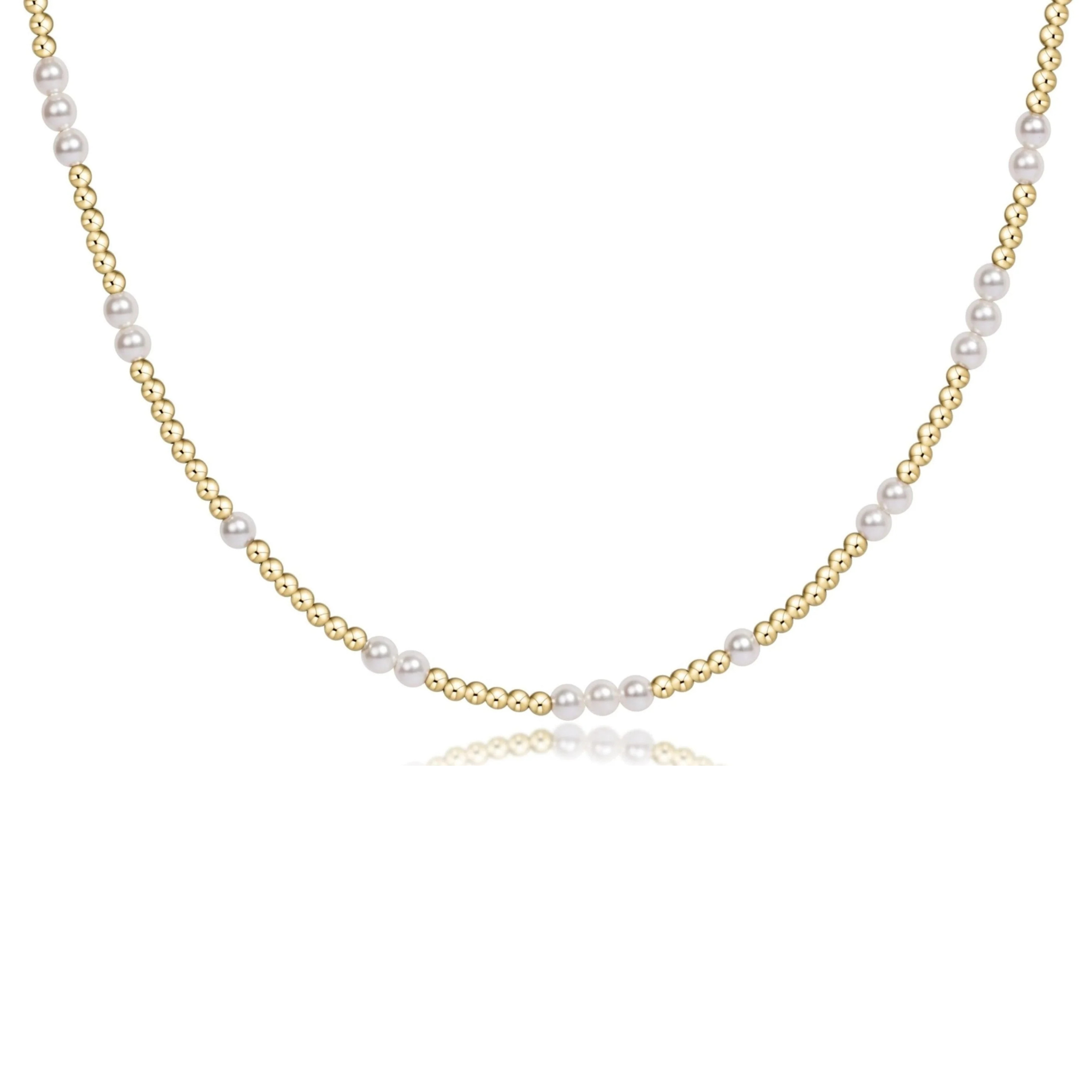 17" Choker Hope Unwritten - 3mm Pearl