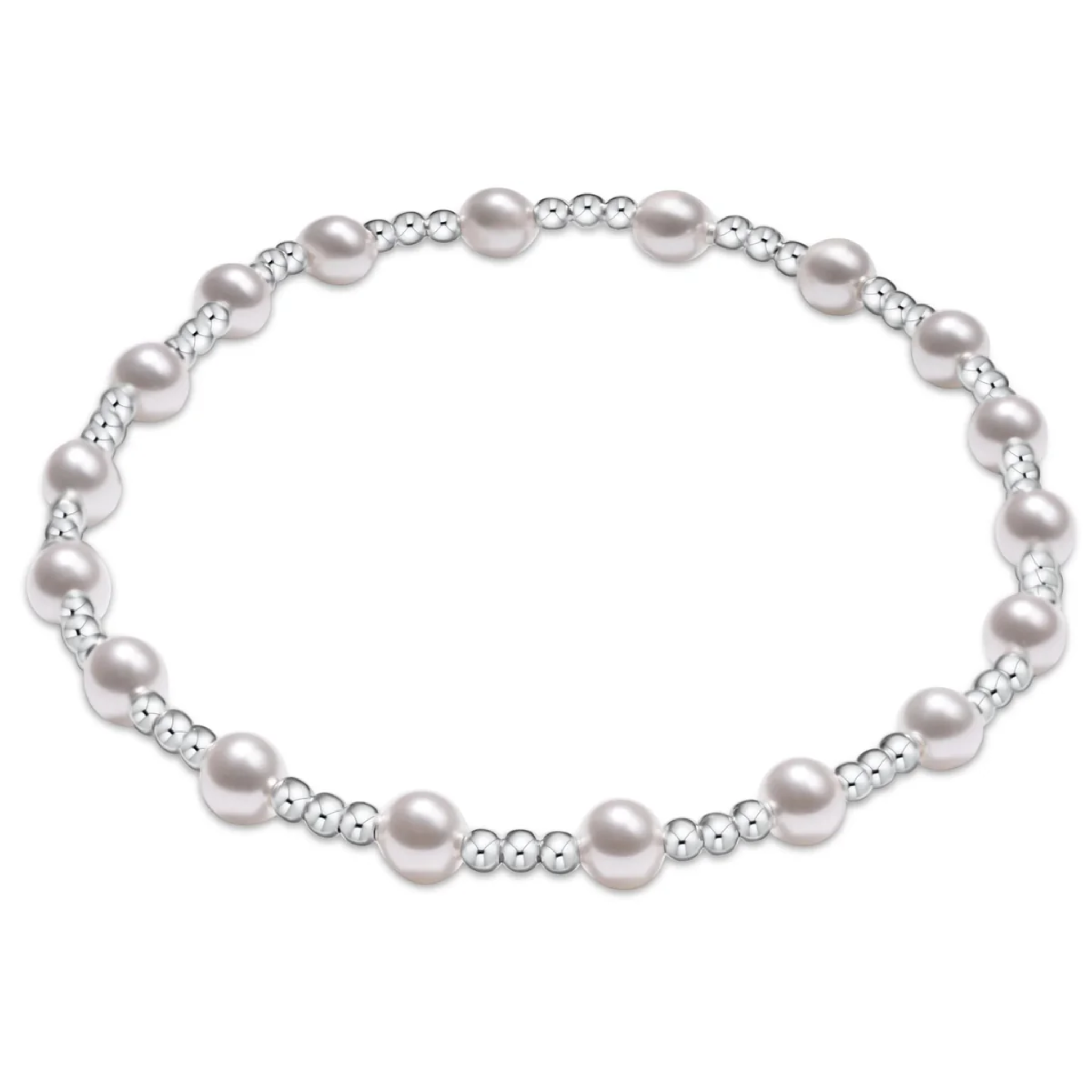 Sincerity Pearl 4mm Sterling Bracelet
