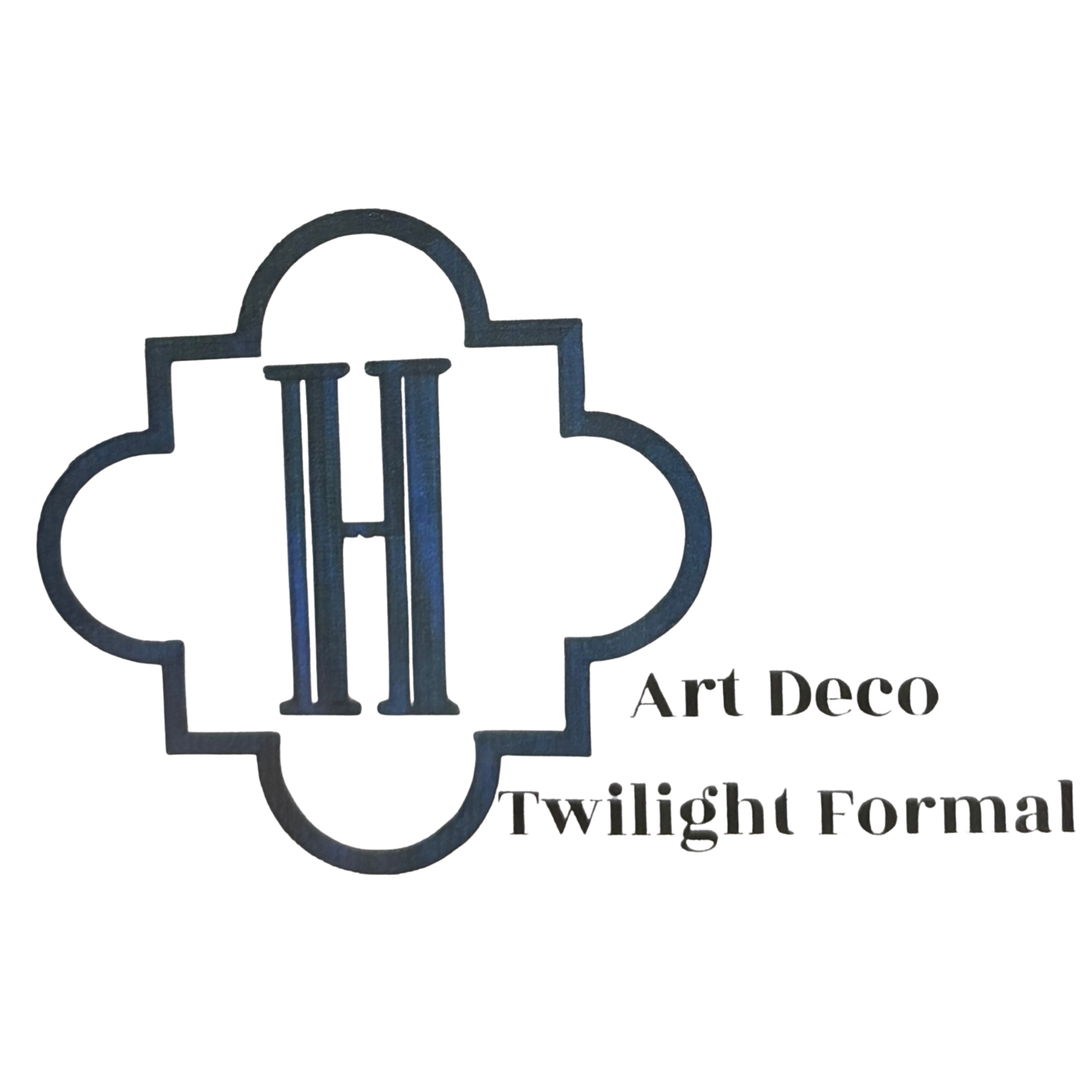 Art Deco Twilight Formal Monogram