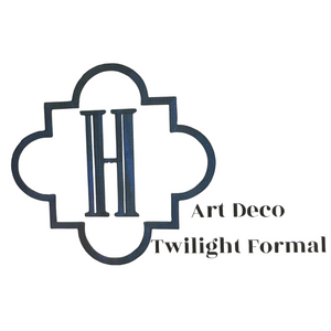 Art Deco Twilight Formal Monogram
