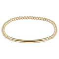 Bliss Bar Smooth 3mm Bead Bracelet