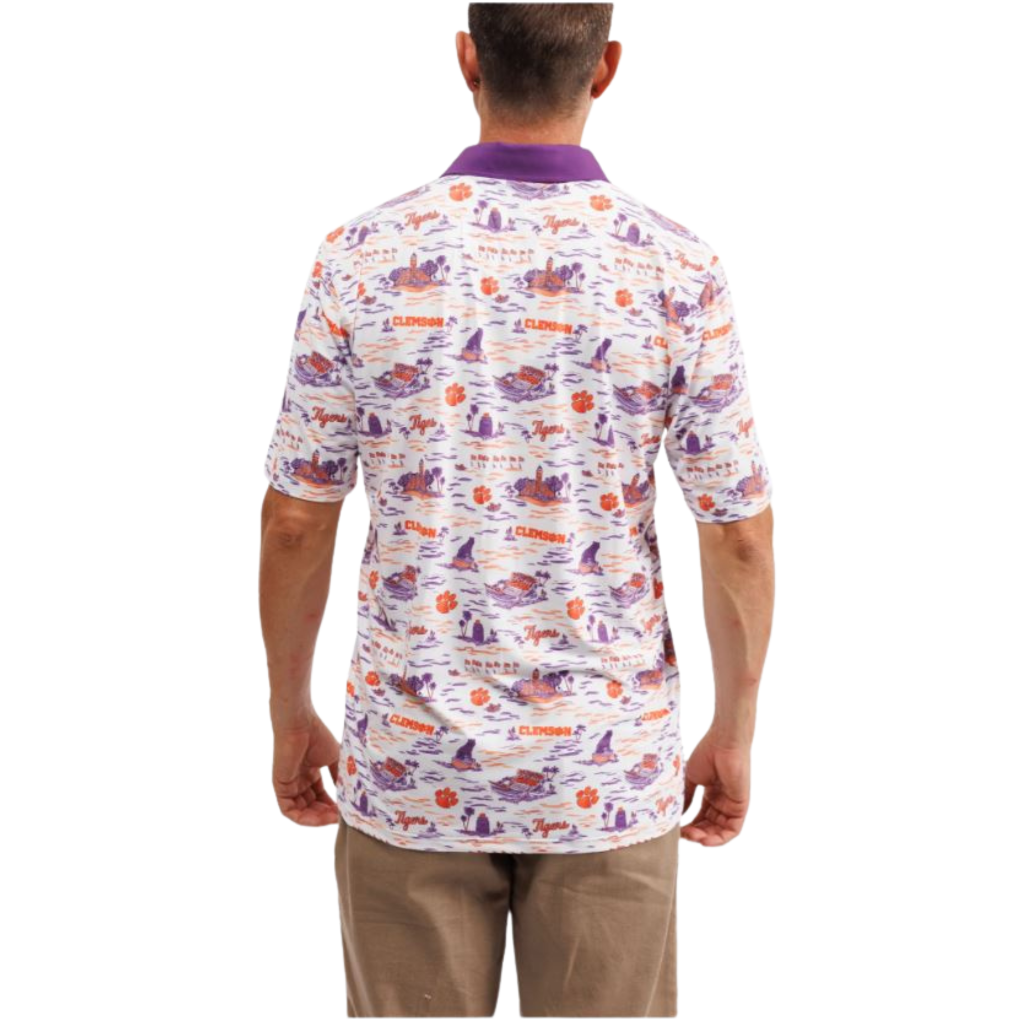 The Teddy Polo - Clemson Toile