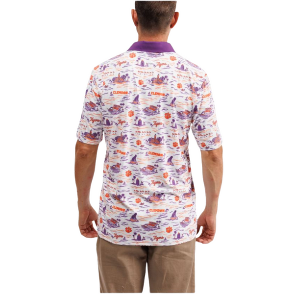 The Teddy Polo - Clemson Toile