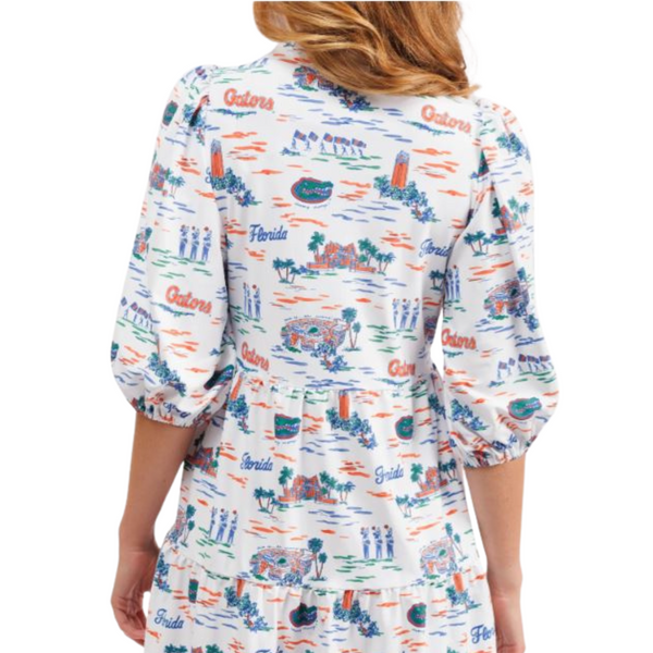 The Tory Dress - Florida Toile