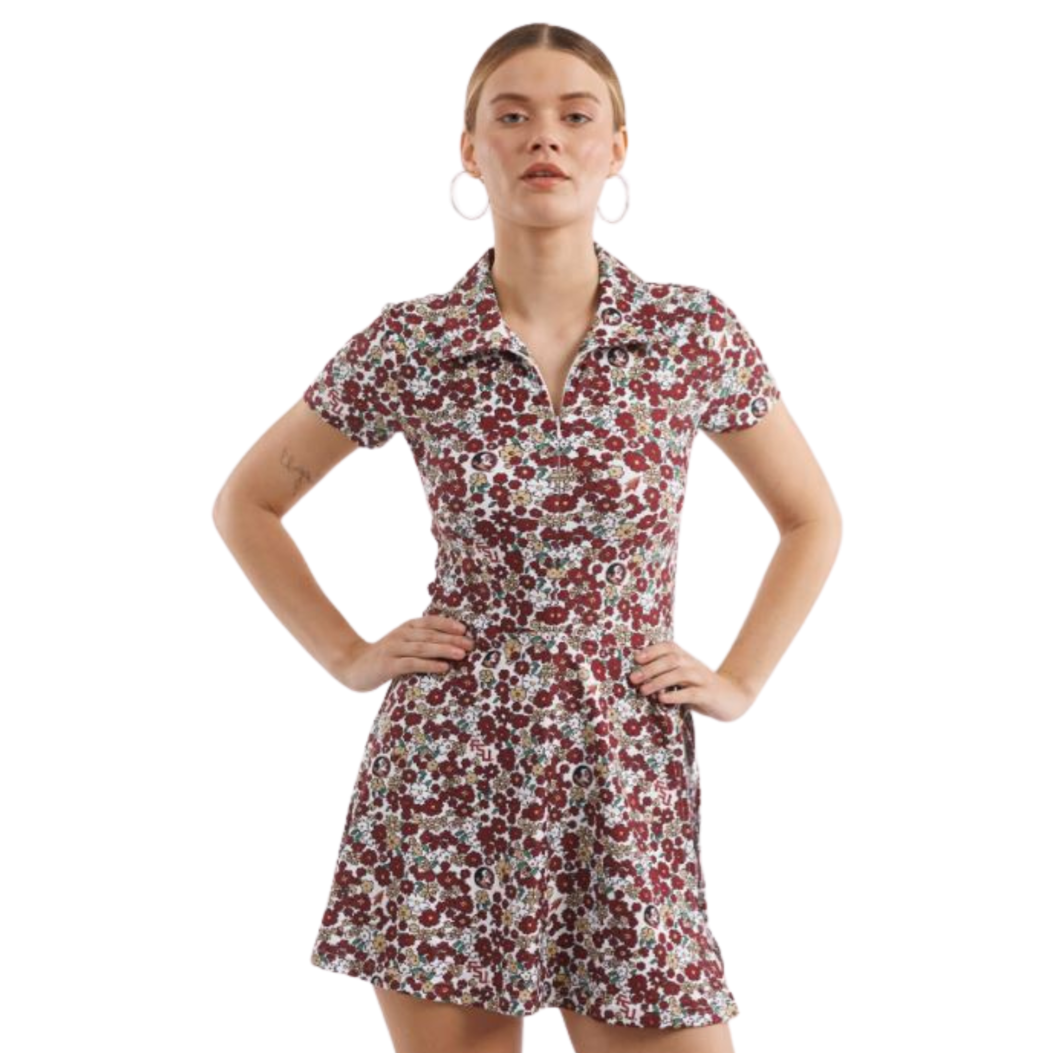 The Ivy Dress - Florida State Poppies