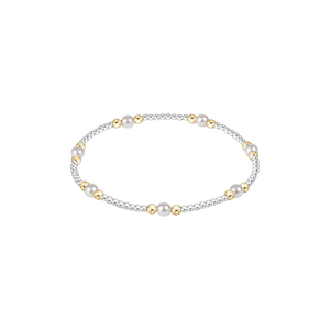 Classic Purpose 4mm Mixed Metal Bracelet