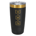 Custom Black with Gold Tumbler