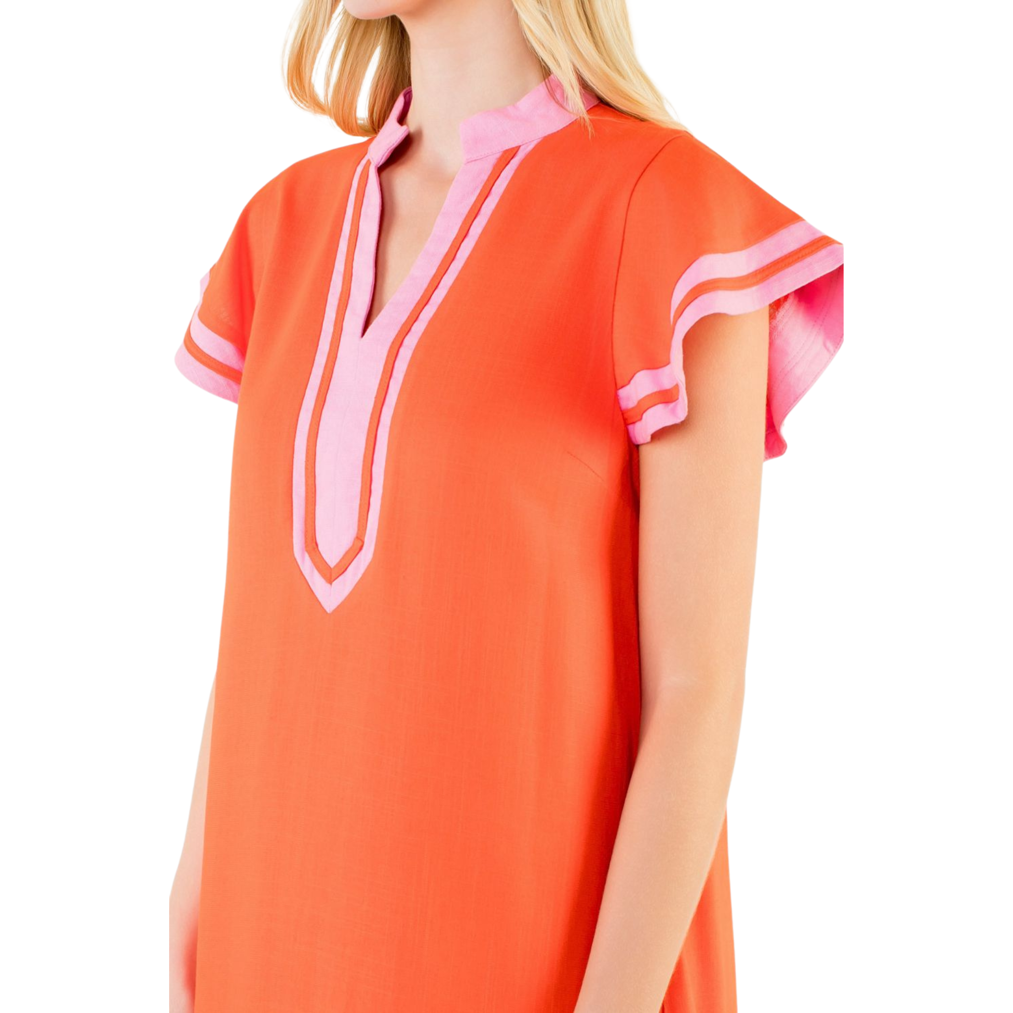 Linnea Orange Mini Dress