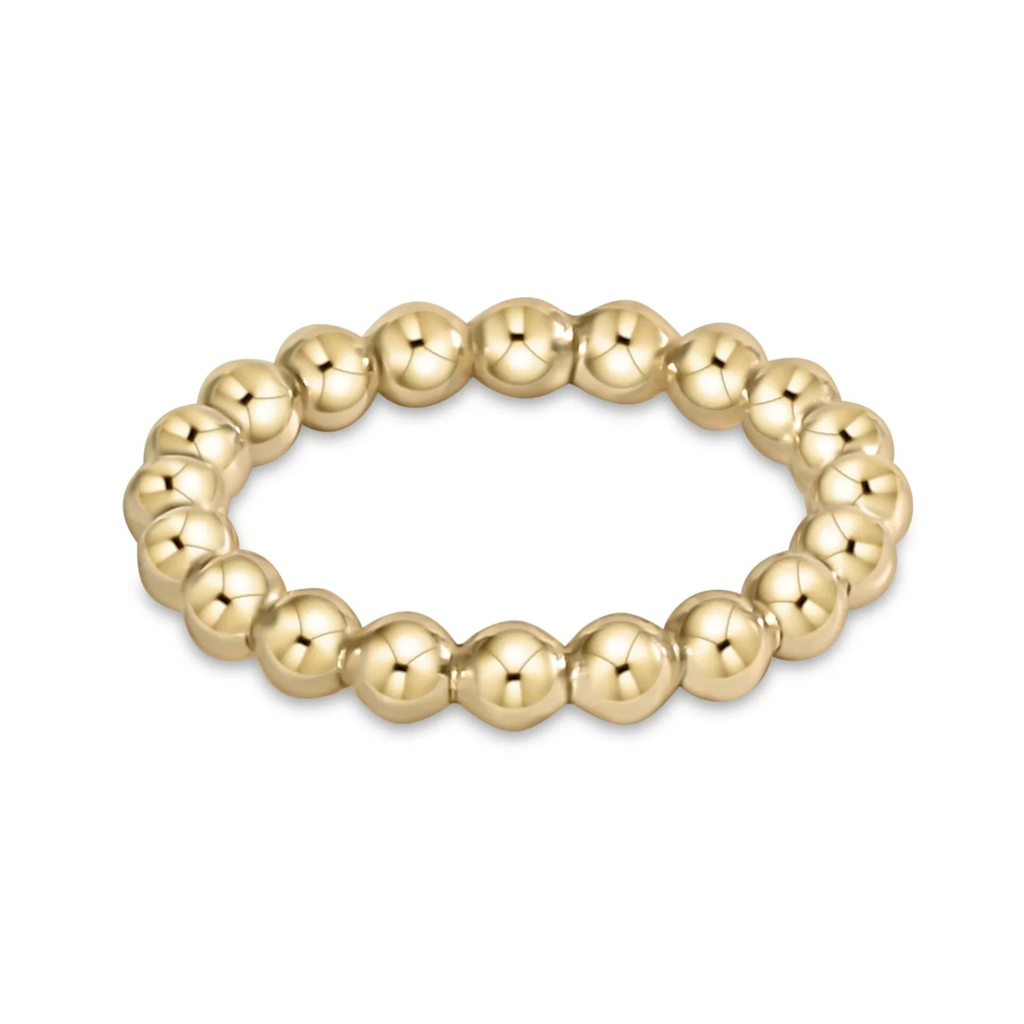 Classic Gold 3mm Bead Ring