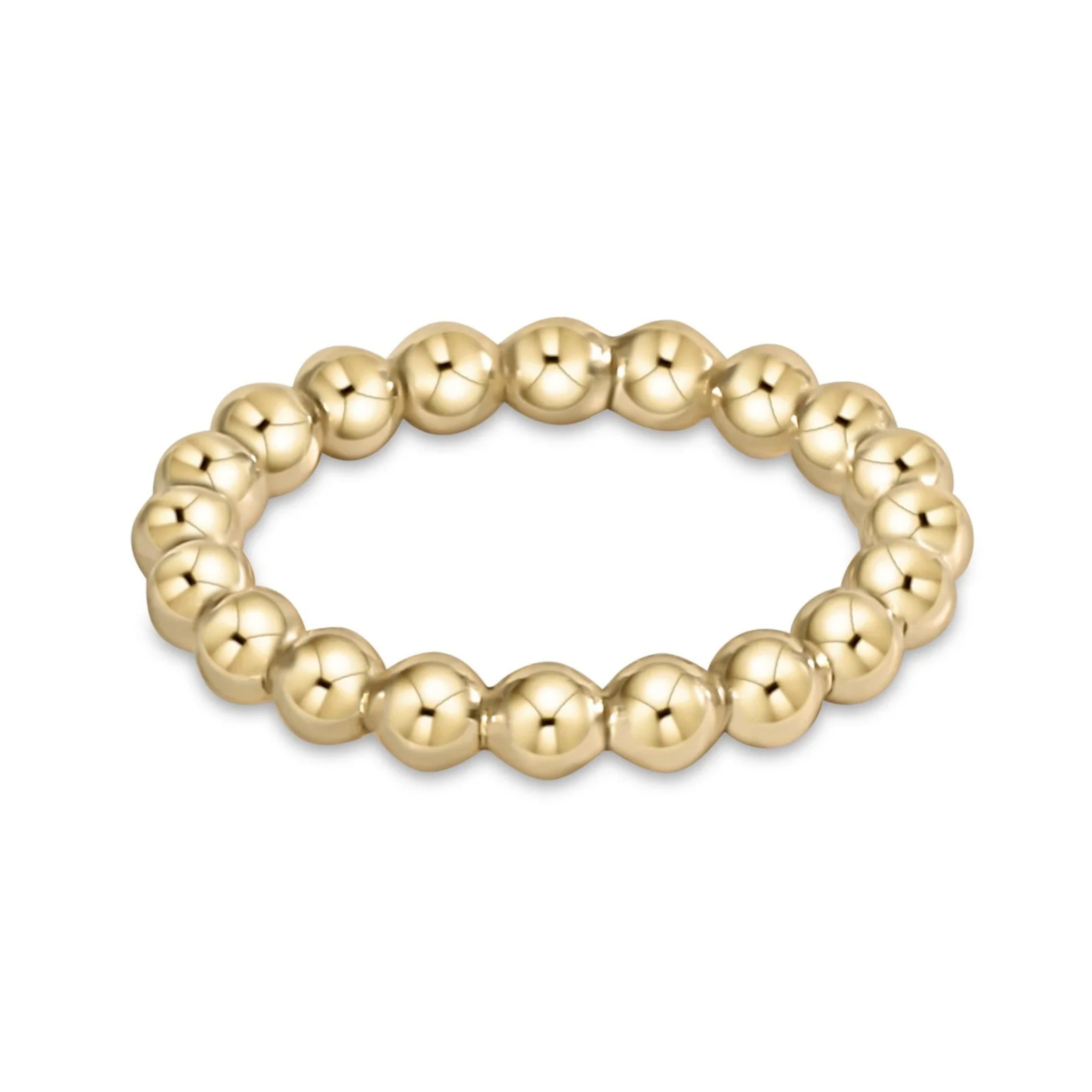 Classic Gold 3mm Bead Ring