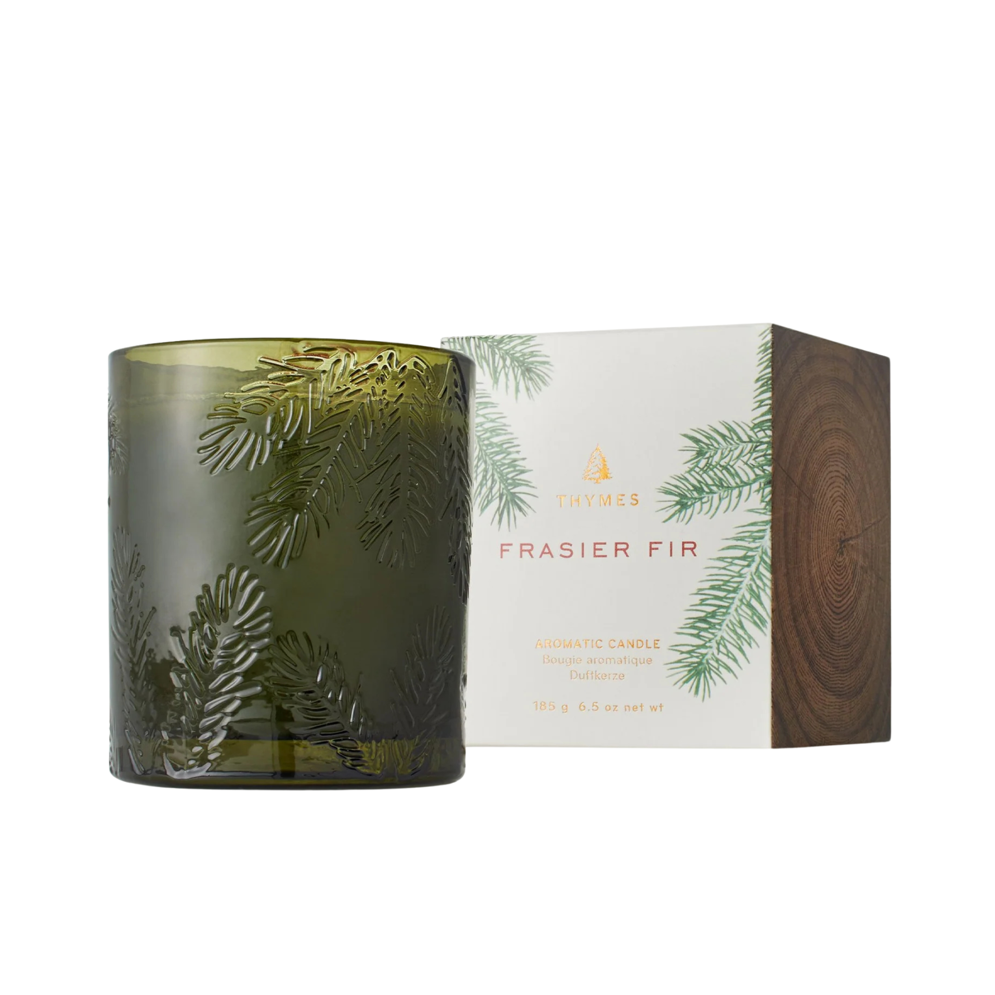 Frasier Fir Green Glass Candle