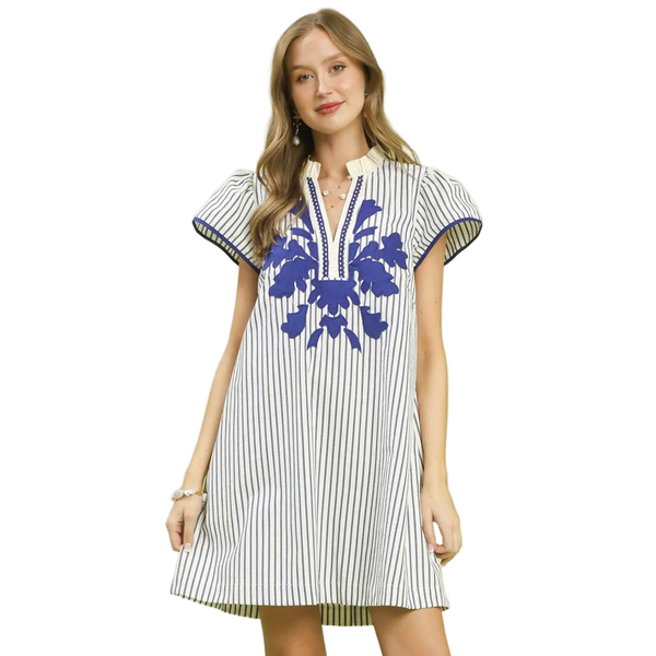 Bethany Blue Mini Dress