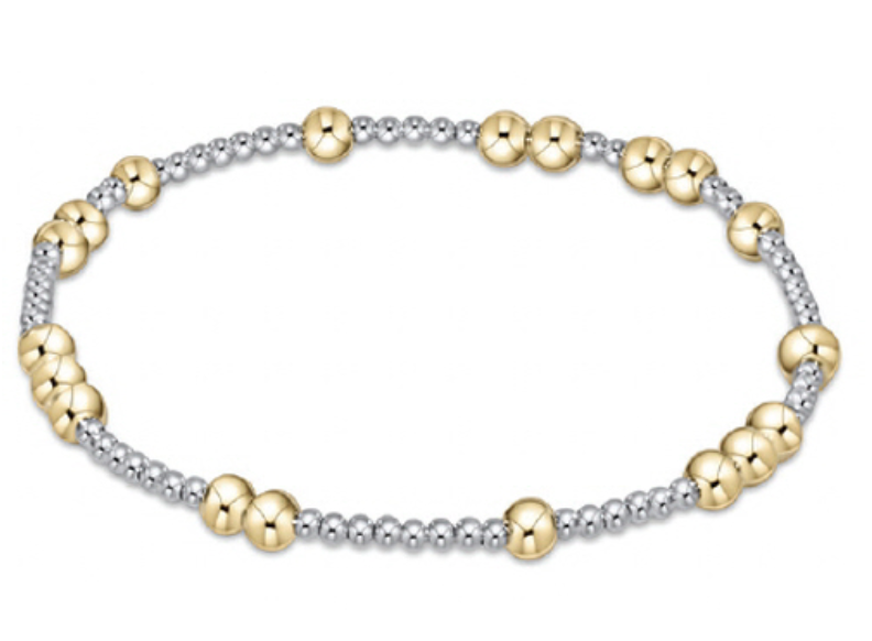 Hope Unwritten 4mm Mixed Metal Bracelet