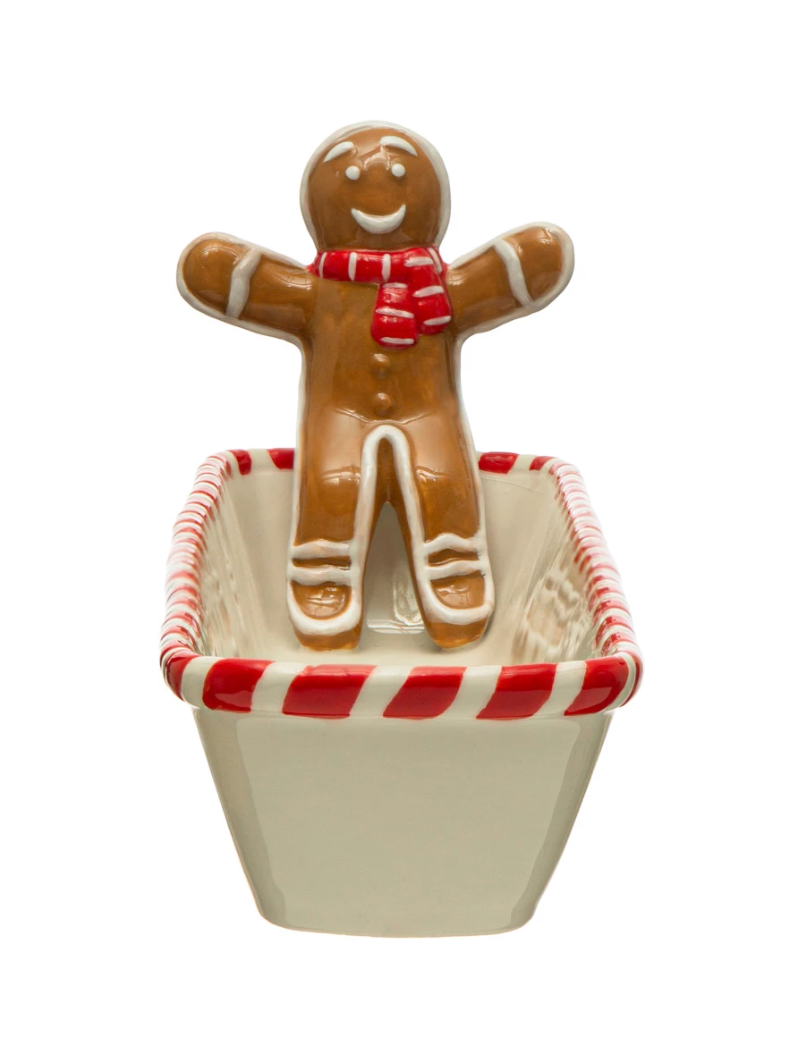 Gingerbread Man Cracker Dish