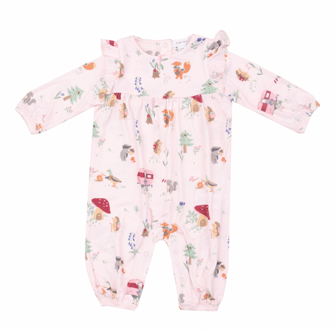 Cute Animal Campers Romper