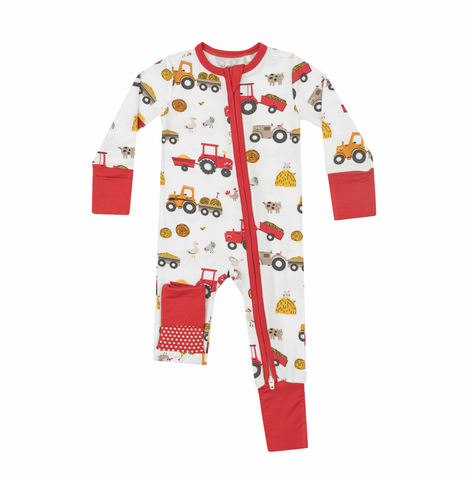 Happy Tractors Convertible Romper