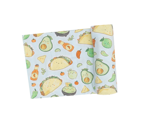 Happy Tacos Swaddle Blanket