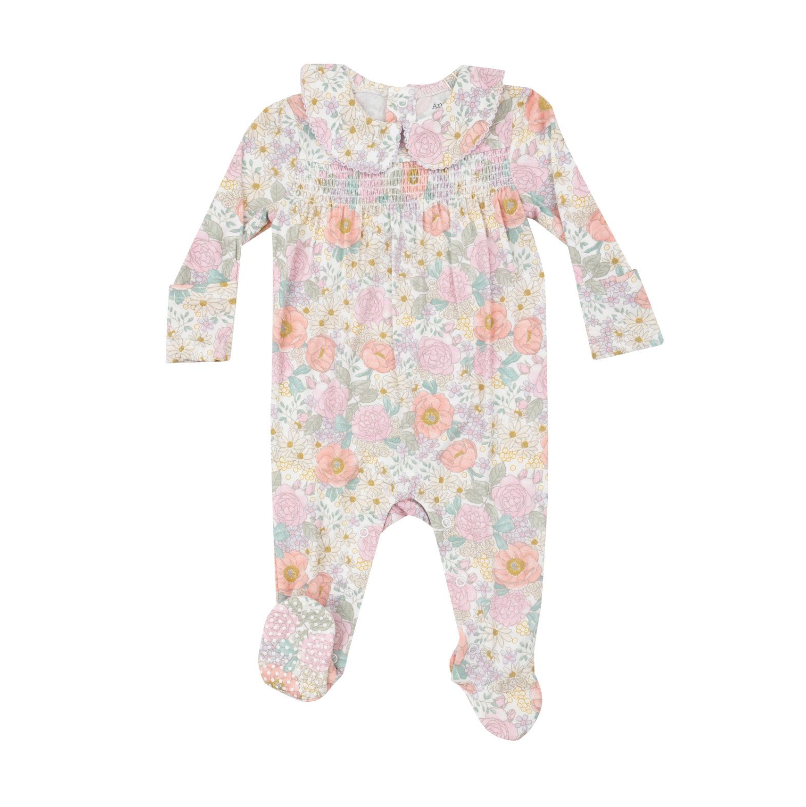 Peonies and Roses Footie