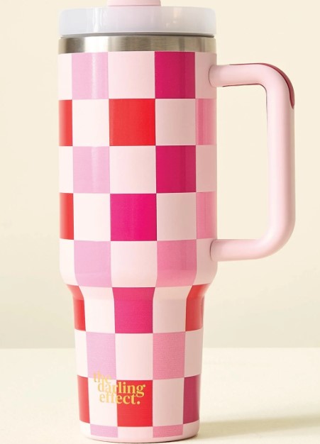 Sweetheart Check 40oz Tumbler