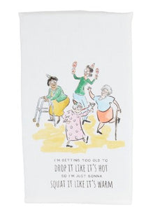 Drop It Funny Birthday Towel