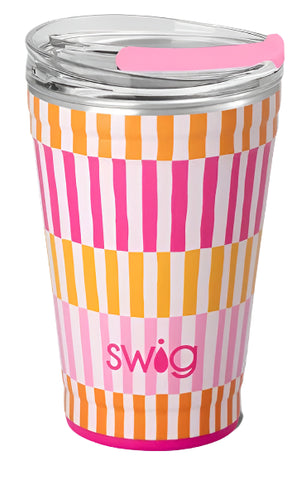Sherbet Stripe Party Cup 18oz
