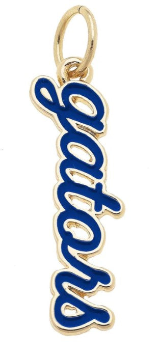 Florida Gators Enamel Script Charm