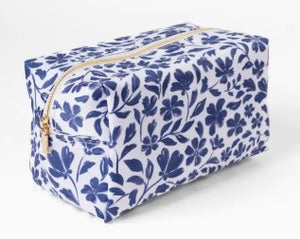 Porcelain Floral Cosmetic Bag