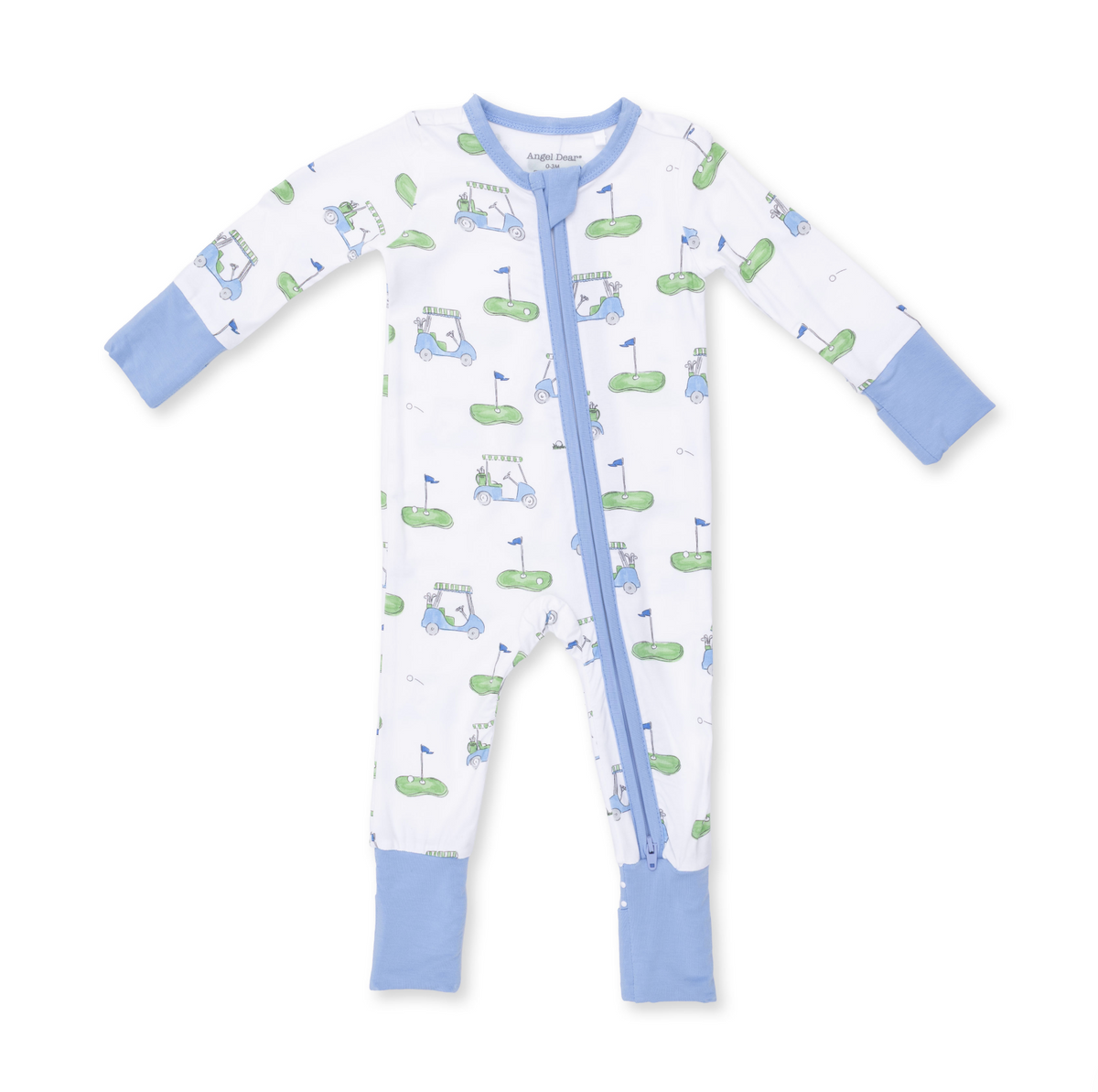 Golf Carts Blue Convertible Romper