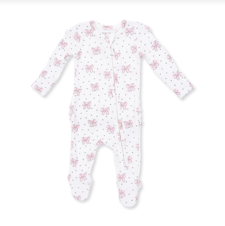 Bows and Heart Footie