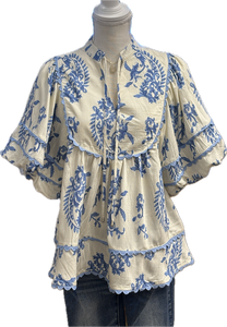 Presley Blue Top