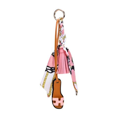 Pink Sandal Bag Charm