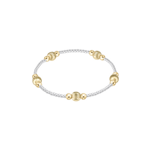 Dignity Purpose 6mm Mixed Metal Bead Bracelet