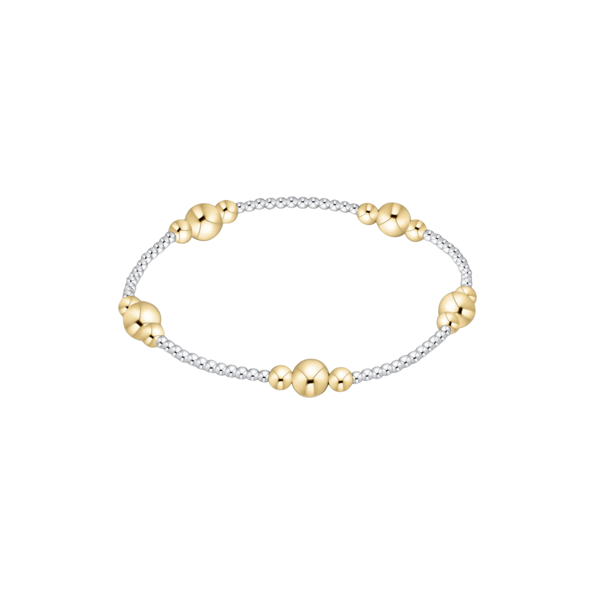 Purpose 6mm Mixed Metal Bead Bracelet