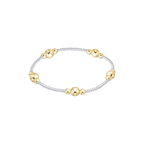 Purpose 6mm Mixed Metal Bead Bracelet