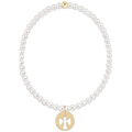 Egirl Classic Pearl 3mm Guardian Angel Disc Bracelet