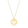 16" Guardian Angel Gold Necklace
