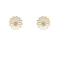 White Flower Earrings