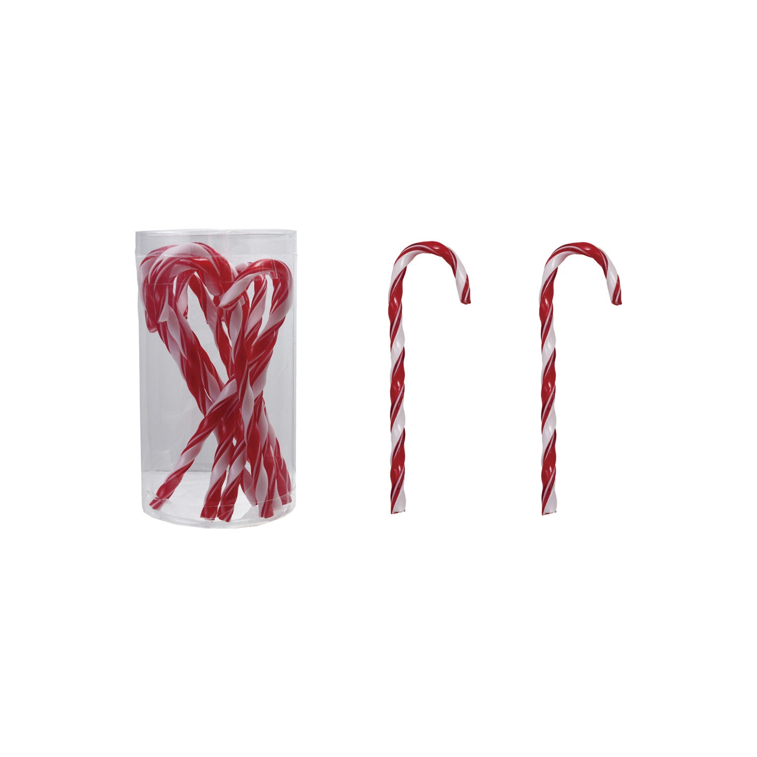 Plastic Candy Cane Drink Stirrers