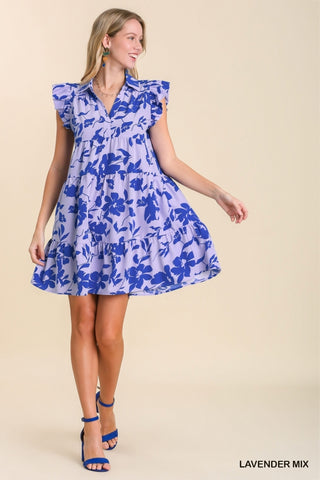 Lilly Lavender Tiered Dress