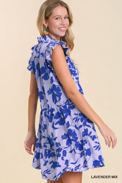 Lilly Lavender Tiered Dress