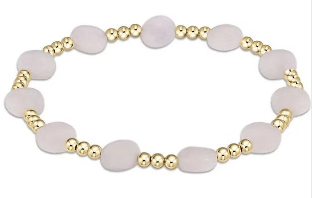 Admire Gold 3mm Bracelet - Moonstone
