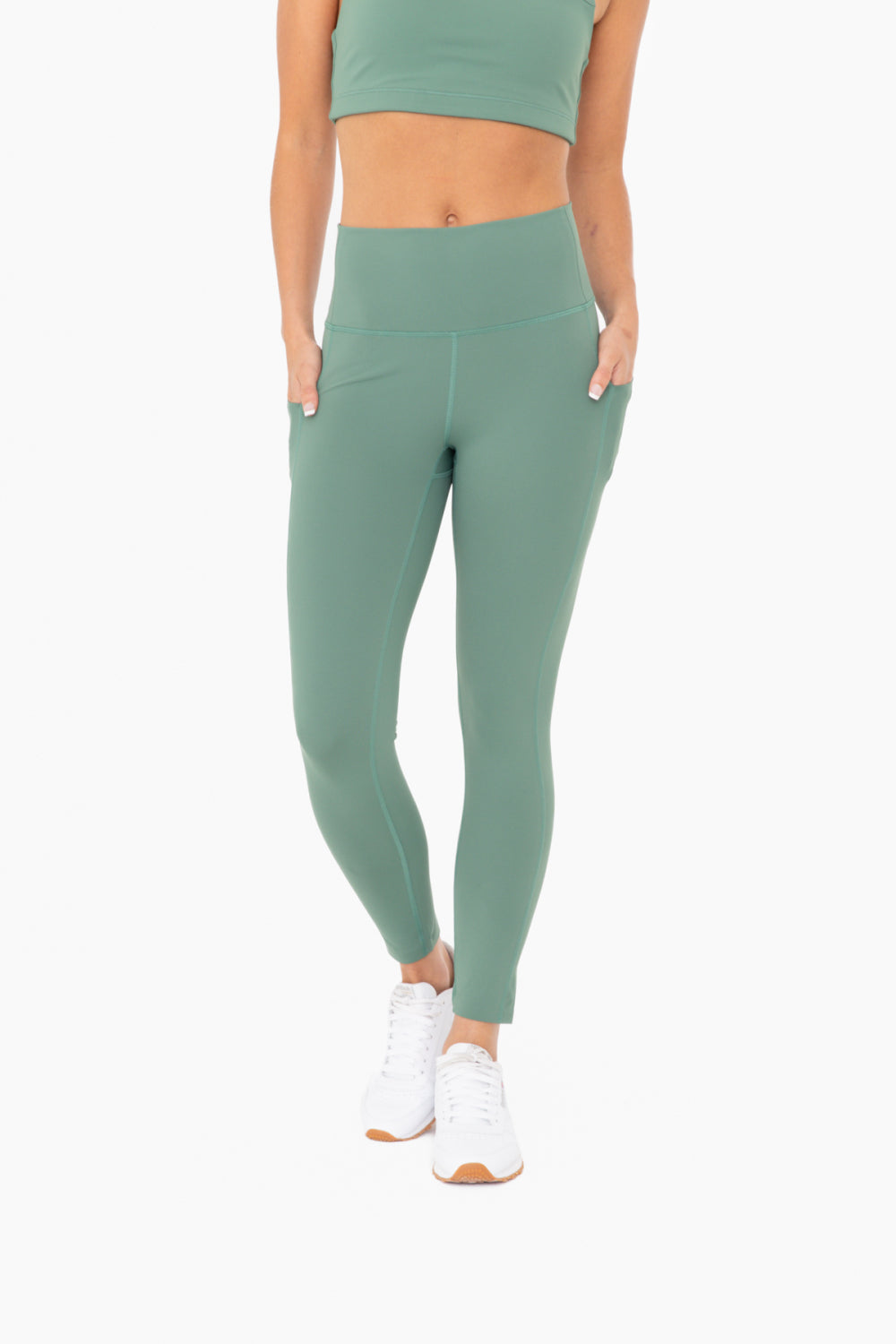 Basil Laser Cut  Highwaisted Leggings