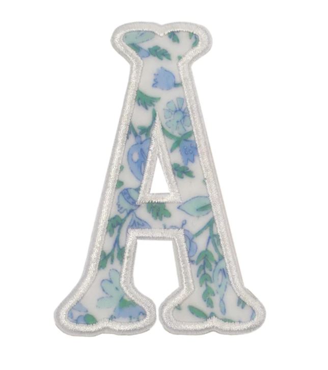 Hamptons Floral Applique Letters