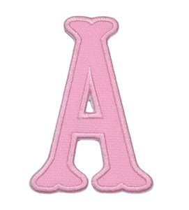 Pink Applique Letters