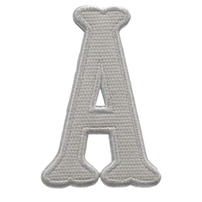 White Applique Letters